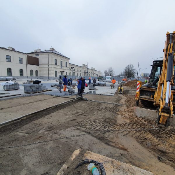 Kostka brukowa Białystok dworzec