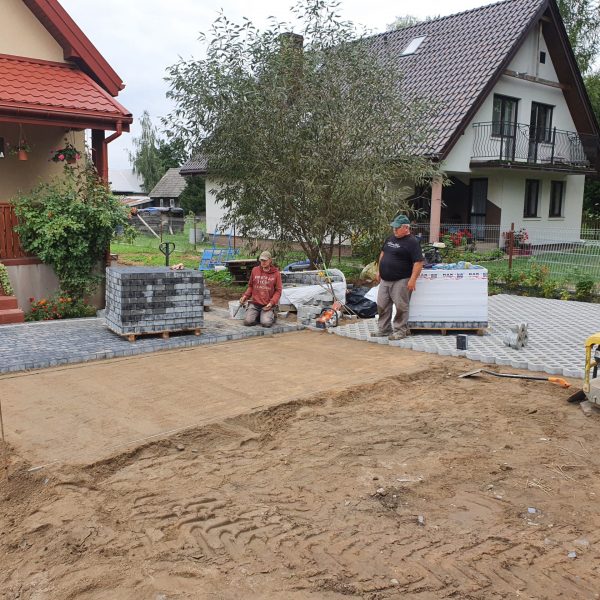 Układanie polbruku Białystok podlesna